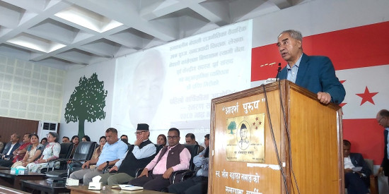 प्रदीप गिरि बीपीपछिकै ठूला समाजवादी चिन्तकः सभापति देउवा